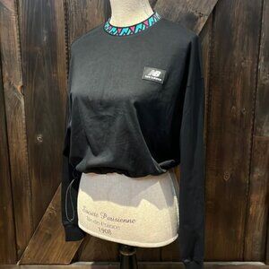 New balance oversized terrain crop long sleeve colourful col…